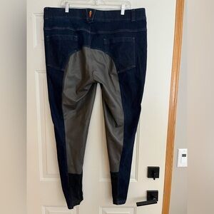 Women’s Kerrits stretch denim full seat breeches riding equestrian jeans.Size 1X